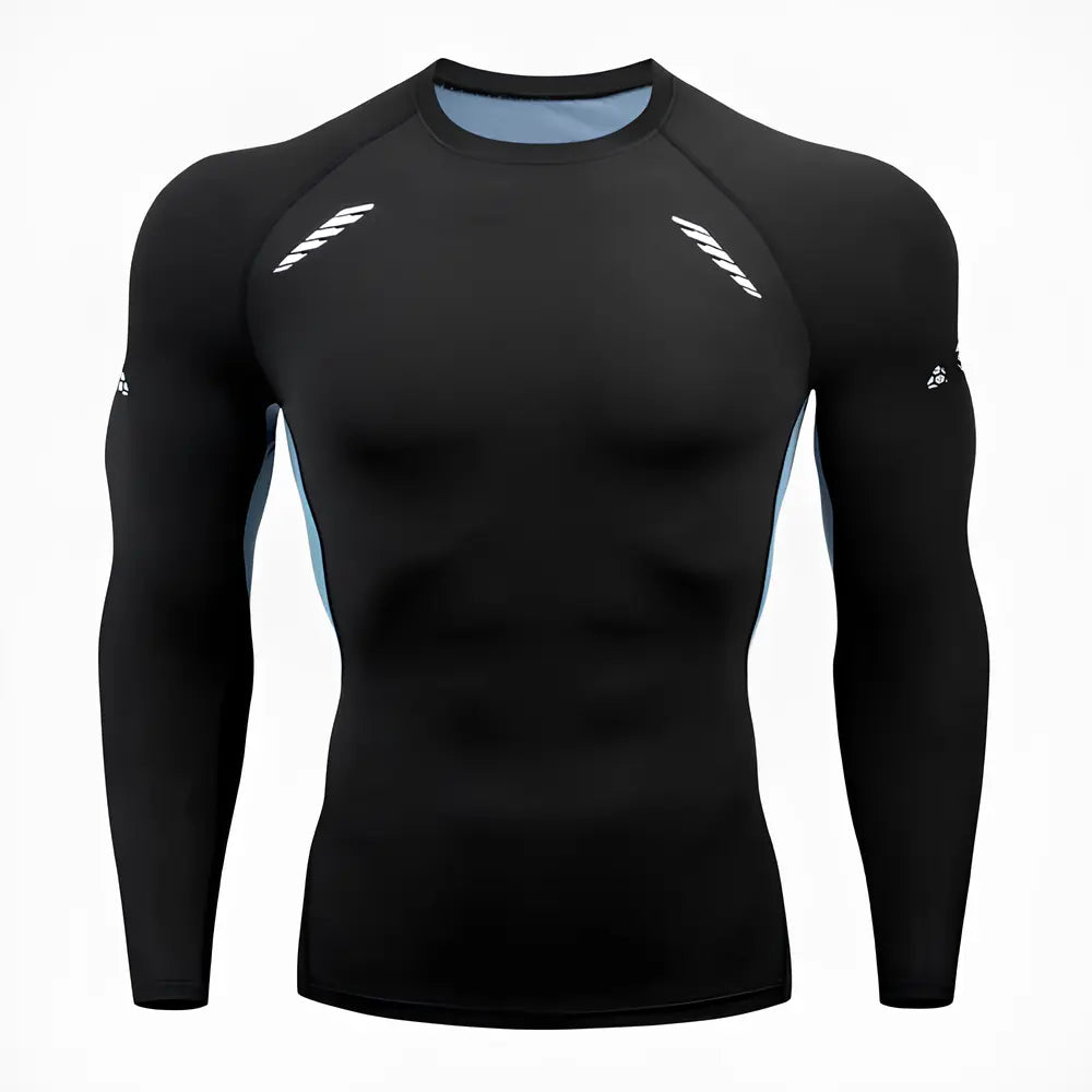 Camisa-de-Compressão-Preta-Flexitex-Tecnológica