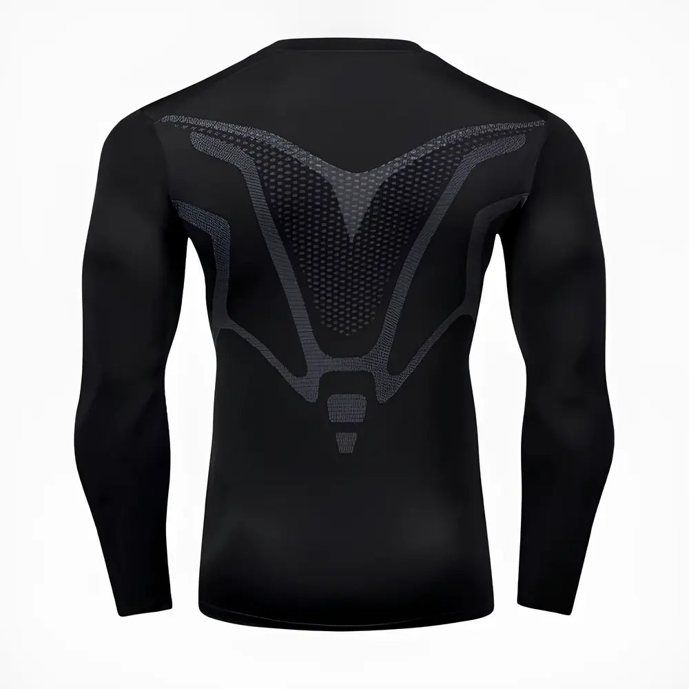 Camisa-de-Compressão-Preta-Flexitex-Tecnológica